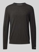 Gebreide pullover met ronde hals, model 'Andre'