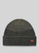 Beanie met labelbadge, model 'MIGUEN'