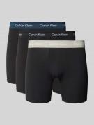 Boxershort met logo in band in een set van 3 stuks