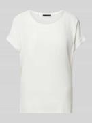 T-shirt van viscose met zijsplitten, model 'AYANO'