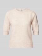 Gebreide pullover met 1/2-mouwen, model 'LULU'