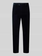 Straight leg pantalon met achterzakken