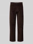 Straight fit broek van corduroy, model 'MILES'