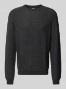 Gebreide pullover met ronde hals