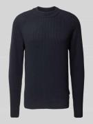 Gebreide pullover met ribboorden, model 'Kristian'