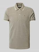 Slim fit poloshirt met logostitching, model 'TRISTAN'