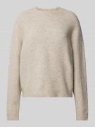 Gebreide pullover met ronde hals, model 'PEMIRI'