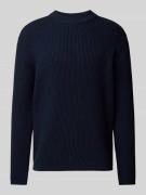 Gebreide pullover met ronde hals, model 'LEANDO'