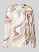 Blouse met V-hals