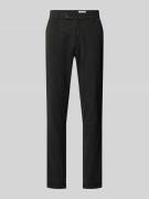 Slim fit stoffen broek met achterzakken, model 'MARCO CONNOR'