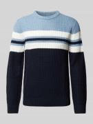 Gebreide pullover met ronde hals, model 'SANDER'