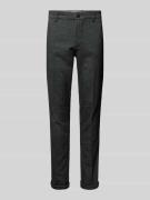 Slim fit chino met persplooien, model 'MARCO'