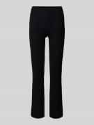 Flared leg legging in riblook, model 'LORRY'