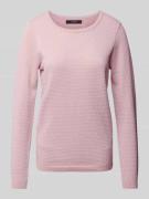 Regular fit gebreide pullover met effectgaren, model 'CARE SHINE'