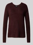 Pullover met V-hals, model 'CAMILLA'