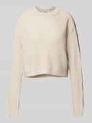 Regular fit gebreide pullover met extra brede schouders, model 'MALAVI...