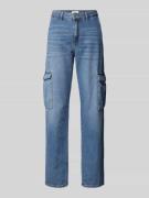 High waist jeans in cargolook, model 'JUNE'