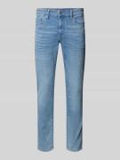 Slim fit jeans in 5-pocketmodel, model 'LOOM'