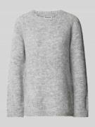 Gebreide pullover met ribboorden, model 'SUTTON'