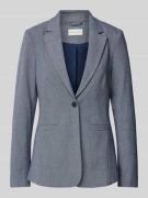 Regular fit blazer met reverskraag