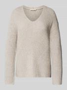 Pullover met V-hals