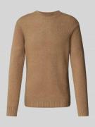 Gebreide pullover met ronde hals, model 'ZAC'