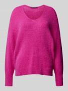 Gebreide pullover met ronde hals