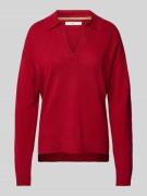 Gebreide pullover met labeldetail, model 'LILLIAN'