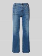 Wide leg jeans met verkort model, model 'TESS'