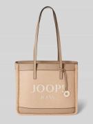 Shopper met imitatiebont, model 'calduccio yvette'