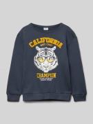 Sweatshirt met motiefprint, model 'MOBANNO'