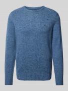 Gebreide pullover van wolmix met ronde hals