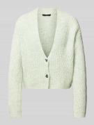 Gebreide cardigan met V-hals, model 'Triya'