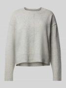 Regular fit gebreide pullover met borstnaad, model 'ESTI'