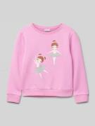 Sweatshirt met motiefprint, model 'FOMIANA'