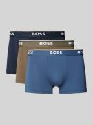 Boxershort met elastische band met logo in een set van 3 stuks