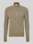 Gebreide pullover met ribboorden, model 'RODNEY'