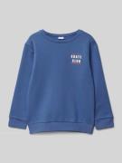 Sweatshirt met ronde hals, model 'MOTTO'