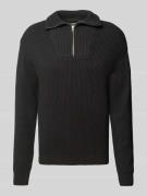 Gebreide pullover met ribboorden, model 'RIVER'