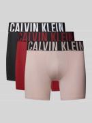 Boxershort met logo in band in een set van 3 stuks