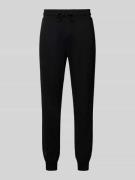 Sweatpants met labeldetail