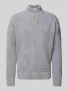 Wollen pullover met schipperskraag, model 'ELIJAA'