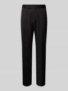 Regular fit pantalon van scheerwol, model 'Shadow'