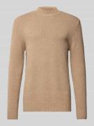 Gebreide pullover met opstaande kraag, model 'ZAYYN'