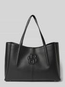 Shopper met labeldetails, model 'Anett Tote'