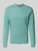 Gebreide pullover met labeldetails