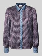 Overhemdblouse met knoopsluiting