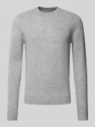 Regular fit gebreide pullover van zuivere lamswol