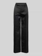 Wide leg broek met persplooien