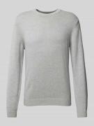 Gebreide pullover met ronde hals